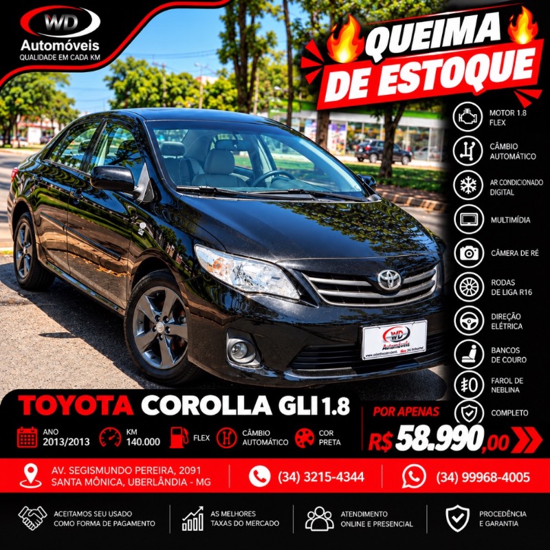 Toyota Corolla GLI 1.8 Automático