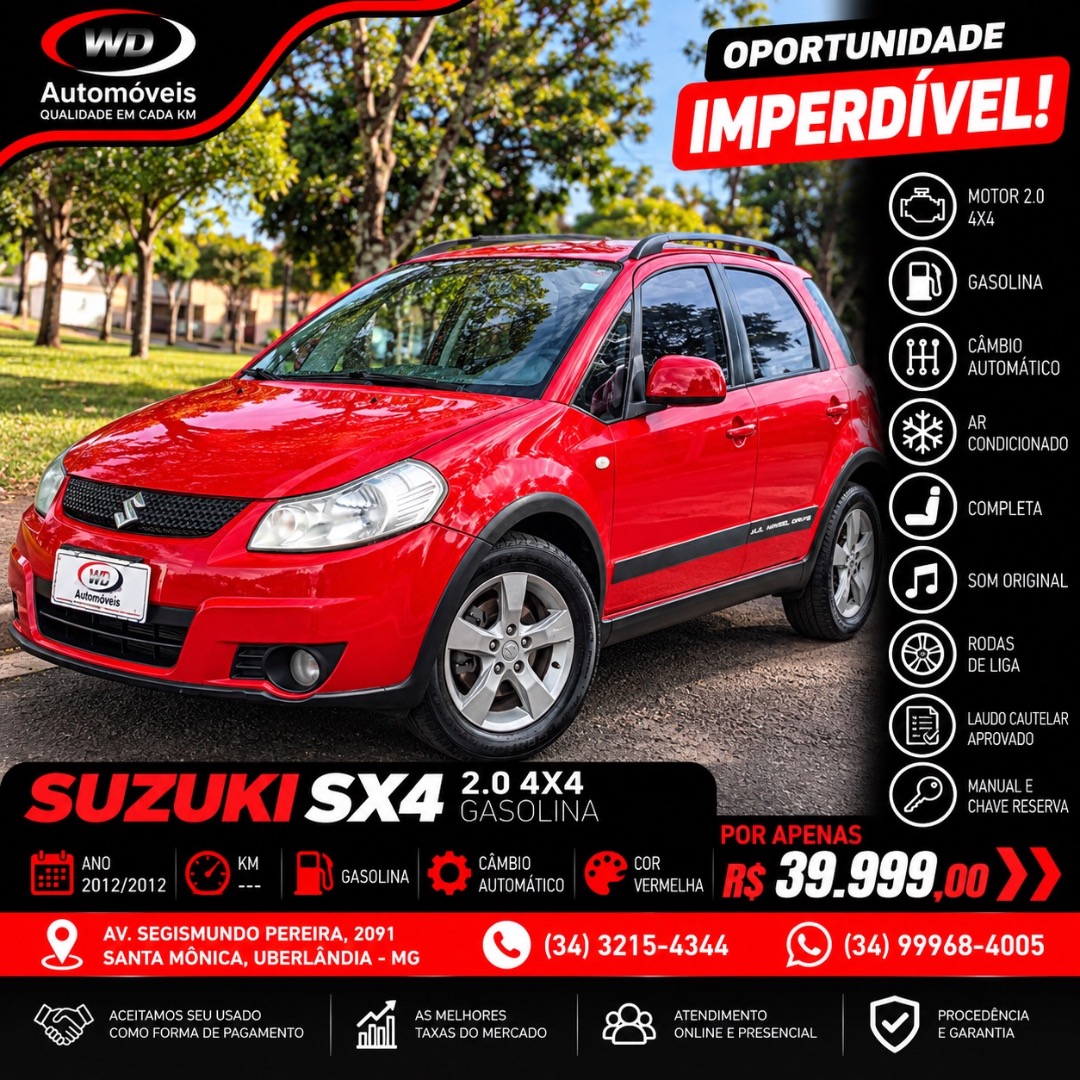 Suzuki SX4 2.0 4x4 Automática, foto 1 de 1